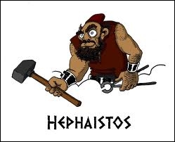 Quel(s) est(sont) l'(les) attribut(s) d'Héphaïstos ?
