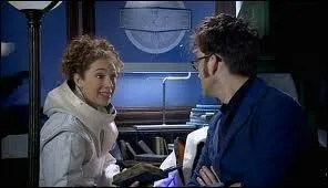 Quelle est l'avant-dernire rencontre de River avec le docteur, sachant que leur dernire rencontre est dans le double pisode  La bibliothque des ombres  ?