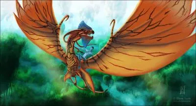 Comment est appell l'immense oiseau de toute les couleurs ?