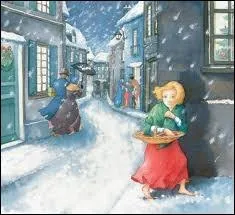 Qui chantait  Le Nol de la rue c'est la neige et le vent, et le vent de la rue fait pleurer l'enfant, la lumire et la joie sont derrire les vitrines ni pour toi ni pour moi, c'est pour notre voisine