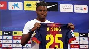 Quel est le transfert d'Alexander Song au FC Barcelone ?