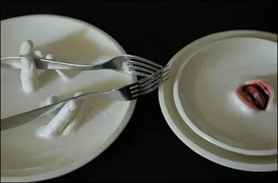 Brrr, cette vaisselle en relief peu ragotante est  rserver...