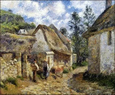 Est-ce Pissarro qui a peint Rue  Auvers ?