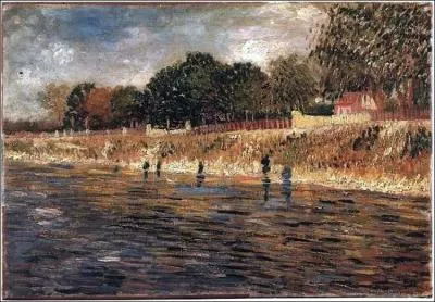 Est-ce Pissarro qui a peint Rives de la Seine ?