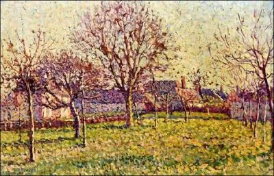 Est-ce Pissarro qui a peint ces arbres  Eragny ?