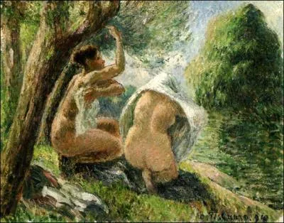 Est-ce Pissarro qui a peint Les baigneuses ?
