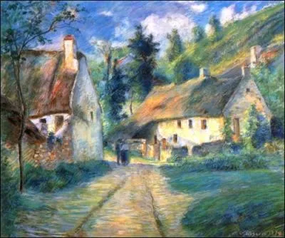Est-ce Pissaro qui a peint Fermes  Auvers ?