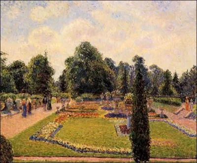 Est-ce Camille Pissarro qui a peint Jardin de Kew ?