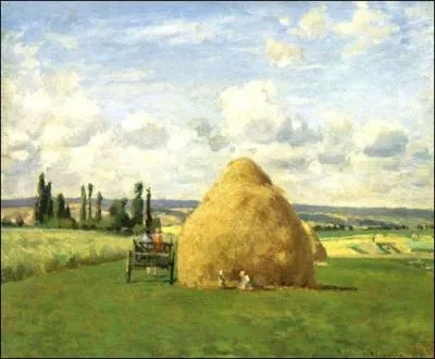Est-ce Camille Pissarro qui a peint La meule ?