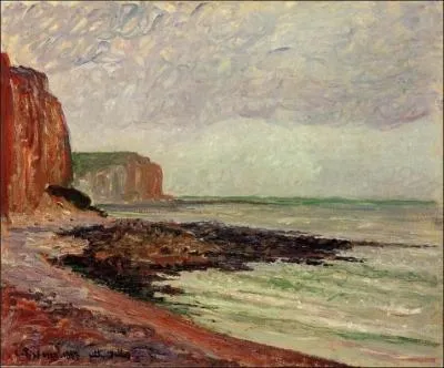 Est-ce Camille Pissarro qui a peint Les falaises des petites dalles ?