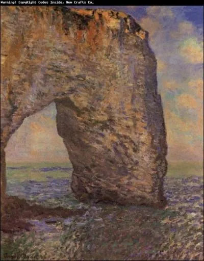 Est-ce Camille Pissarro qui a peint La Manneporte prs d'Etretat ?