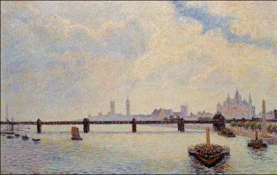 Est-ce Camille Pissarro qui a peint Charing Cross Bridge ?