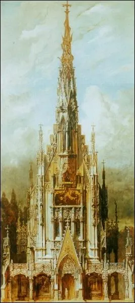 Cimetire gothique St Michel , 1883