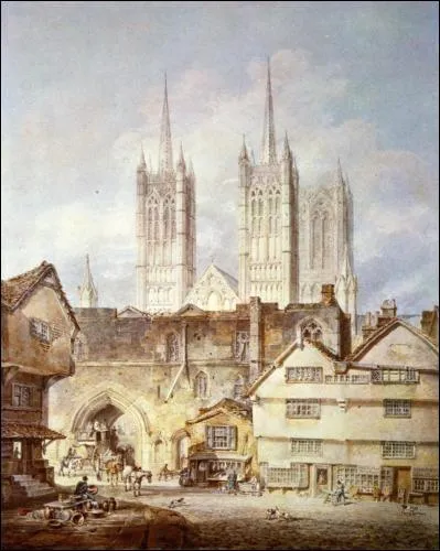 La cathdrale de Lincoln, 1795
