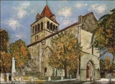 L'glise de Vieux Mareuil, Dordogne, 1935