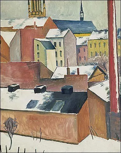 La Marienkirche  Bonn sous la neige, 1911