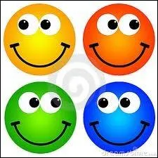 Ici, ___ smiley(s) regarde(nt)  droite !