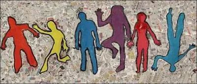 Grande peinture murale :