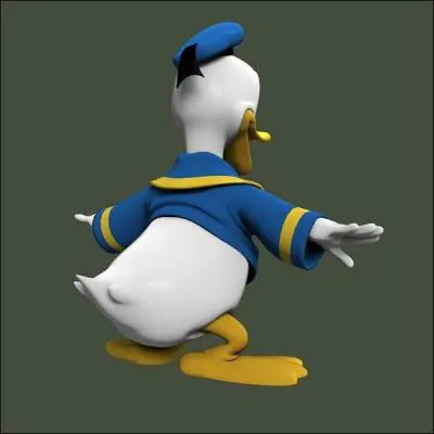 Voici la paire de fesses surprenante : avez-vous not une curiosit au regard des fesses de Donald Duck ? Quelle est-elle ?