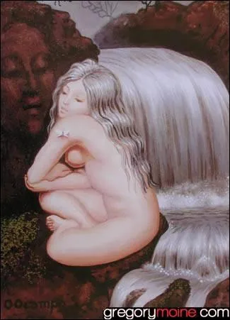 Qui se cache derrire cette toile d'Ocampo intitule  mches d'argent  ?