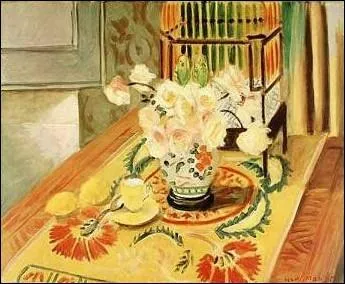 Qui a peint  Roses safran  ?