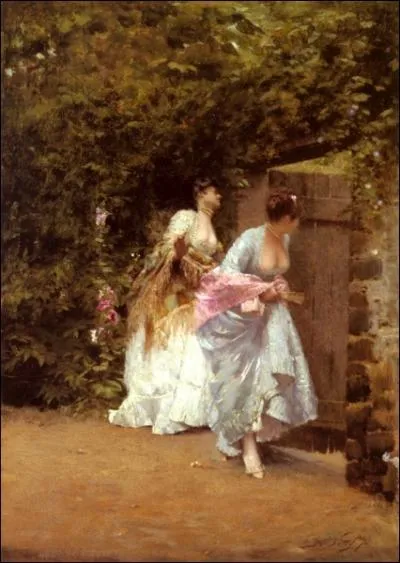 De retour du bal, 1870