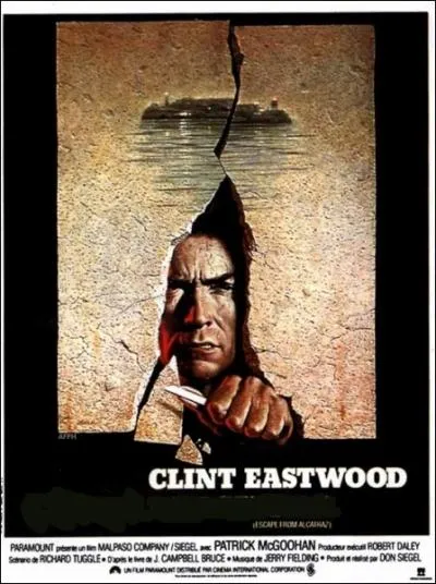 Thriller amricain ralis par Don Siegel en 1979, avec Clint Eastwood, Patrick McGoohan, Roberts Blossom ... .