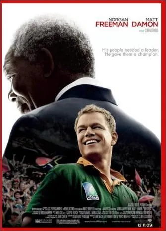 Film amricain au souffle humaniste bouleversant, ralis par Clint Eastwood, sorti en 2009, Tir d'un fait rel avec Morgan Freeman, Matt Damon, Tony Kgoroge ... .