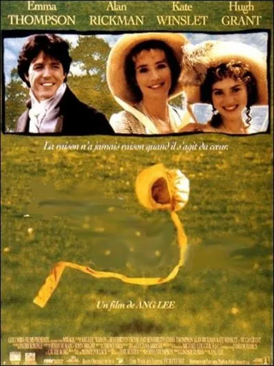 Comdie dramatique amricano-britannique d'Ang Lee sorti en 1995, avec Emma Thompson, Hugh Grant, Kate Winslet ... .