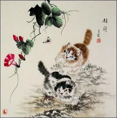 Chez les chats, qu'est ce qui n'est pas une impolitesse mais qui quivaut chez les humains   se tortiller la moustache  ?