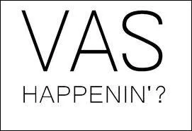 Dans l'une des  Video Diary , qui a dit :  Vas Happening Cline  ?