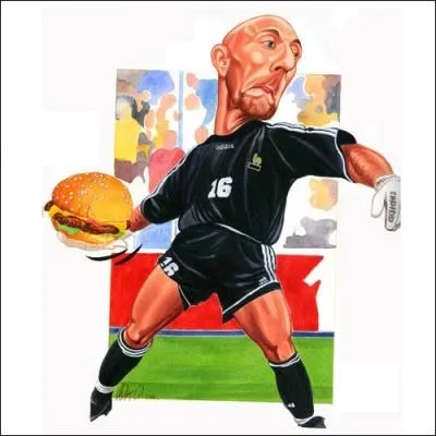 Juste avant le hamburger, un petit bisous ... .