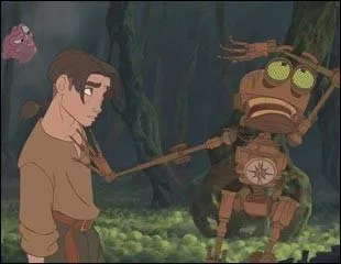 Dans La plante au trsor, qu'est-ce que Ben, l'ami robot de Jim, a perdu ?