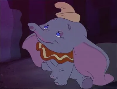 Dans Dumbo, quel est l'objet que tient Dumbo pour voler ?