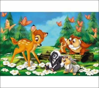 Dans Bambi 2, pour quelle raison Bambi se fait poursuivre par des chiens ?
