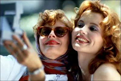 Inoubliable dans le rôle de Louise du film ''Thelma et Louise'' .