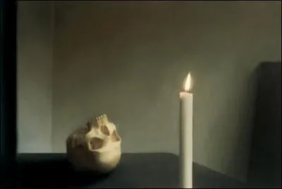 Vanit : skull with candle, 1983