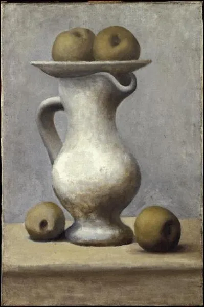 Nature morte au pichet et pommes, 1919