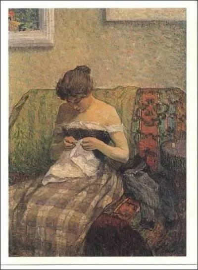 Tandis que tour  tour ta main (... ) sous le (... ) et puis tirait l'aiguille,