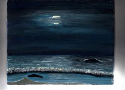 On croyait voir la lune (... ) (... ) par un nuage