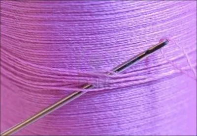 Que ne suis-je la soie que traverse et (... ) ce fil !