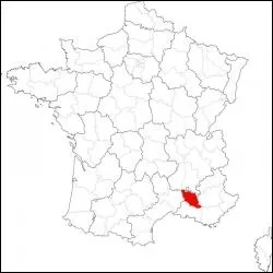 Quel est ce dpartement reprsent en rouge ?