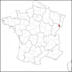 Quel est ce dpartement reprsent en rouge ?