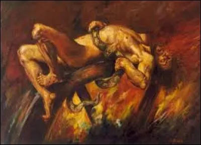 Quel personnage de la mythologie grecque a été condamné à être attaché à une roue enflammée, tournant éternellement dans les enfers ?