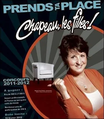 Marie-Lise Pilote est une humoriste qubcoise trs populaire. On la voit ici faire la promotion de ...