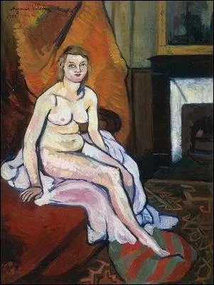 Qui a peint  Nu assis sur un divan  ?