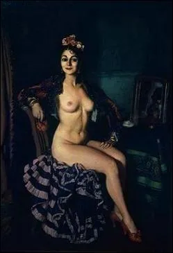 La Oterito dans sa loge, 1936