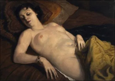 Nu couch au bracelet