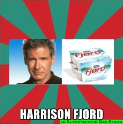 Acteur amricain incarnant  Indiana Jones  ou  Blade Runner ,  ne pas confondre avec un produit laitier ...