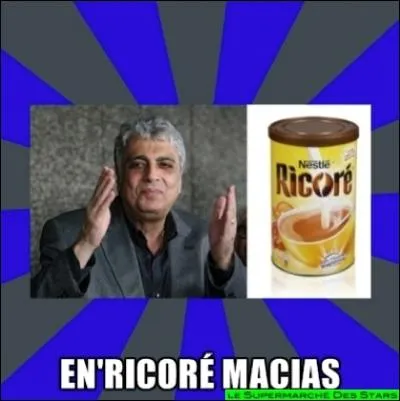 Chanteur et acteur d'origine algrienne,  ne pas confondre avec le petit djeuner ...